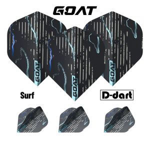 Goat Dart Flights - Surf Standard 100 Micron Darts Flight Soft and Steel Dart (SAYAP ARROW)