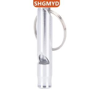 [COD] SHGMYD SPORTS จี้นกหวีดโลหะพร้อมพวงกุญแจเพื่อความอยู่รอดนกหวีดขนาดเล็กฉุกเฉิน