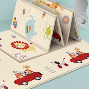 【LARGE SIZE】Baby Play Mat Soft Crawling Mat Foldable Waterproof Blanket Carpet Floor Mat Extra Thick Nonslip Rug
