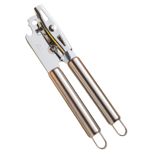 Can Opener 3-in-1 Manual Kitchen Stainless Steel Heavy Duty Durable Food Safe Cut Smooth Edge Tool