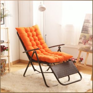 Recliner Lunch Break Folding Chair Cushion Folding Chair Cushion Warmth Thickened Filling