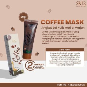 COFFEE MASK SR12 MASKER KOPI SCRUB PEELING WAJAH MEMBANTU MEMBERSIHKAN KOMEDO WAJAH