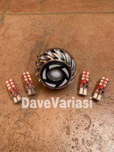 Paket Kombo Lampu Stop Rem Prijie + 4 Pcs Lampu Sen Jelly Kedip Flash Universal Semua Motor Beat Scoopy supra Mio satria Matic bebek
