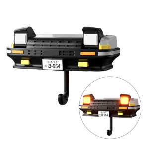 Car Open Headlight Key Holder Ae86 Wall-Mounted Home Key Hooks Room Wall Decoration Enthusiasts Gift