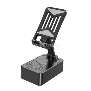 Almencla Desktop Mobile Phone Holder with Audio Speaker Multifunctional for Desk Home