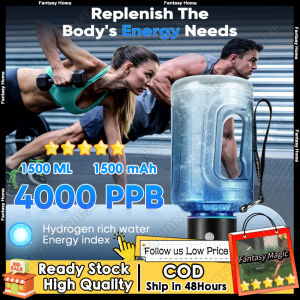 👍High Quality+COD👍IUHFSIFS 4000PPB Hydrogen Water Bottle Generator【2024 New Upgrade】【CAS Global Certificate】Hydrogen Water Bottle UK With TOP SPE PEM Technique Improve Water In 3 Min Or Home Travel Daily Drinking