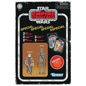 【100% ORIGINAL】Original Hasbro Star Wars Retro Collection Special Bounty Hunters 2-Pack Dengar IG-88 Action Figure Model Toys for Gift F5561