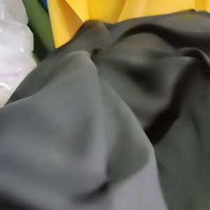 Black Georgette fabric sold per yard