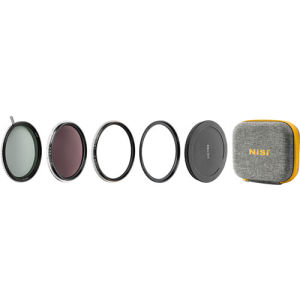 Nisi Swift True Color VND Mist ชุดฟิลเตอร์1-9 Stop (1-5เปลี่ยนแปลงได้ND หยุด4ครั้ง1/4หมอกสีดำ) 67มม. 72มม. 77มม. 82มม. 95มม. ชุดฟิลเตอร์แผ่นกรองแสงทรงกลมที่ดูดซับได้อย่างรวดเร็ว