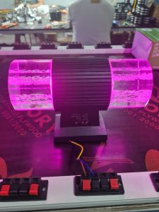 Đèn chày led pha lê bảy màu giọt nước