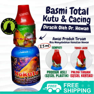 SEMPATI No Kutu Dr Edhi Edi Obat Burung Sakit Kutuan Kutu Gurem Tungau Kaki Bersisik Terkena Tungau Pembasmi Kutu Cacingan Ceplak Pada Burung Lovebird Kenari Murai