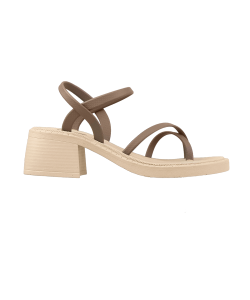 Sandal Heels Hak Tinggi Wanita Kekinian Anti Slip Gaya Minimalis Eve Manuka Camou