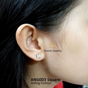 Xuping Anting Tusuk Emas Mata Earrings Stud Perhiasan Wanita Lapis Emas Premium Quality ANG003