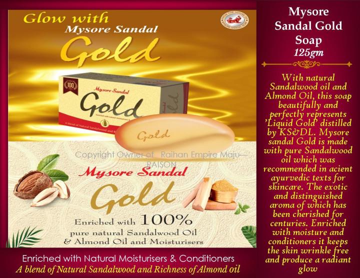 Buy Mysore Sandal Gold Soap, 125 g (Pack of 3) Online at Low Prices in  India - Amazon.in