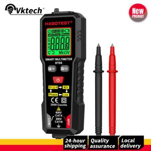 【Vktech】 มัลติมิเตอร์ดิจิตอลออโต้เรนจ์ 2000 ค่าพร้อม NCV สำหรับทดสอบไฟฟ้าและแรงดันไฟฟ้าอย่างแม่นยำ