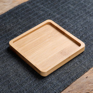 [Same Day Ship] Wooden Cups Placemat Walnut Wood Coaster Round Square Eco-friendly Household Decoration