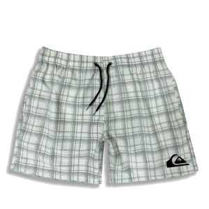 Quiksilver Mens Beach Pants   Quick-Drying Soakable plus Size Loose Shorts   Elastic Headband Internal Mesh