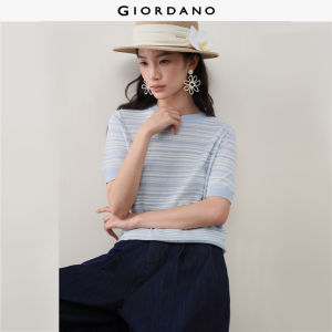 Giordano Women Women Linen Knitwear Free Shipping 18356207