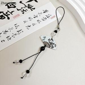【ZP】Cute Chinese Style Anti-lost Phone Lanyard Retro Tassel Pendant Keychain Bag Charms Backpack Hanging Decoration Fashion Jewelry