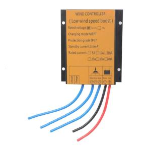 Advanced MPPT Wind Turbines Controllers 12V 24V 16A 300W 1000W Cooling Channel IP67 Waterproof Auto Voltages Matching