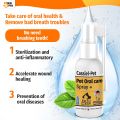 Cassiel Pet Oral Spray Dog Oral Care Bad Breath Teeth Cleaning Breath Freshener Plaque Remover 30ml. 