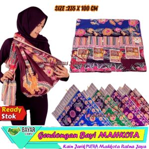 Kain Gendongan Bayi Putra Mahkota/Kain Jarik Cukin Samping Bayi tradisional serbaguna-Aurora Store