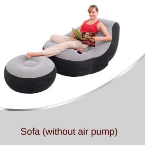 SR99. INTEX Inflatable Sofa Relaxing Tatami Sofa Chair Foldable Outdoor Indoor Leisure Sofa Bed