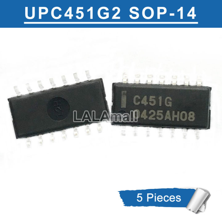 5pcs C451G SOP14 UPC451G UPC451G2 UPC451G2-E2 SOP-14 SMD 4-way Voltage ...