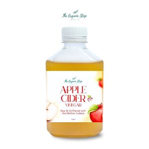 (KEMASAN BARU!!) TheOrganicStop Cuka Apel Organik Apple Cider Vinegar with the Mother 250 ml