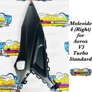 MOLE SIDE COVER 3 & 4 FOR AEROX V3 TURBO STANDARD | GENUINE PARTS | D55-F171N/D55-F171R