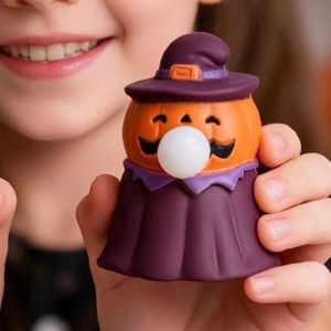 TUS Cartoon Pumpkin Ghost Pinch Ball Creative Fidget Toy Hallowen Pumpkin Ornament Squeeze-and-Joy Decoration Slow Rebound Squeeze Toys Halloween Prank