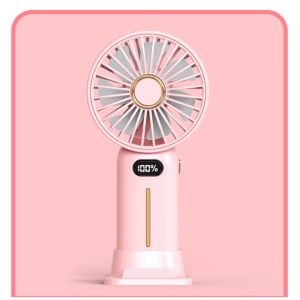 READY STOCK!!! Rechargeable Portable Mini Fan | Handheld USB Charging Fan with Adjustable 4-Speed Wind 现货‼️ 充电便携式迷你风扇 | 手持USB充电风扇 四档风速可调