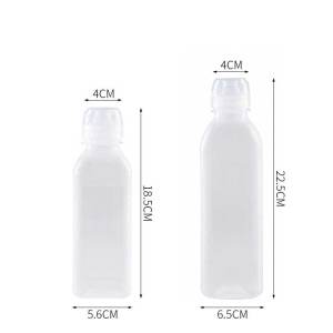 5 ชิ้น ขวดบีบซอสสำหรับห้องครัว / ภาชนะใส่น้ำมันแบบพกพาสำหรับซอสบาร์บีคิว / ขวดบีบเครื่องปรุงพลาสติก / ขวดใส่น้ำมันซอสมะเขือเทศป้องกันการรั่วซึม