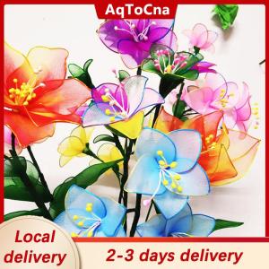 [COD] AqToCna Ship within 24 hours 400Pcs Mini Flower Stamen Artificial Pearl Pistil Double Heads DIY Floral Craft For Wedding Decor Needlework Scrapbooking