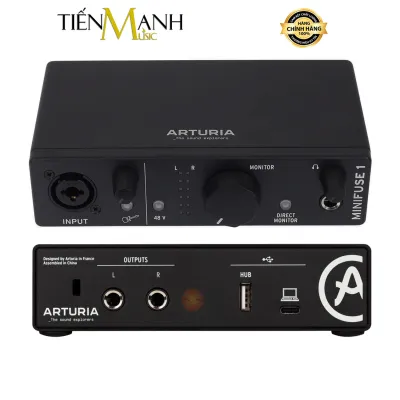 [Chính Hãng] Soundcard Arturia MiniFuse 1 - Sound Card Mini Fuse Bộ Thu Âm Livestream USB Audio Interface