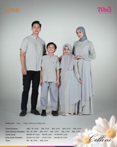 NIBRAS RAYYA SERIES TERBARU COUPLE KELUARGA 2025 CELLINE GREY