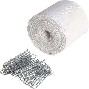 Bedroom Living Room Curtain Pleater Tape with Curtain Pleater Hooks