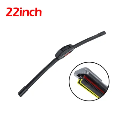 Universal Wiper Car Windshield Wiper U-shaped Interface Upgraded Double-layer Rubber Strip Wiper