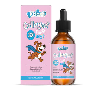 [COD] Kriath  Collagen Drops Dogs   Gentle formula hair skin care main food complemented with supplements