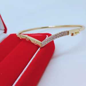 Gelang Tangan Bangle Wanita Aksesoris Fashion Awet Tahan Lama Anti Karat Cocok Untuk Harian G5-1E