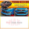 PERODUA BEZZA 2016-2019 DRIVE 68 STYLE FULLSET BODYKIT (68,D68) SKIRT LIP FOR BEZZA FRONT SKIRT SIDE SKIRT REAR SKIRT. 