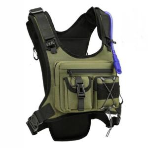 เสื้อกั๊กสวมวิ่งส่วนกันรอยขีดข่วนถุงกันน้ำพร้อมตะขอแบบปลดได้อย่างรวดเร็วและสายพาดไหล่ปรับได้กว้าง