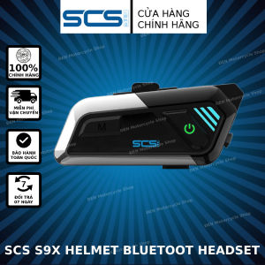 TAI NGHE MŨ BẢO HIỂM SCS S9X BLUETOOTH