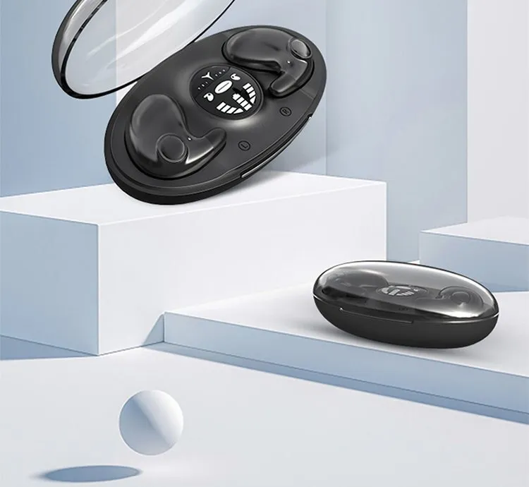 หูฟังใส่นอน MD538 ชุดหูฟังบลูทูธ Bluetooth 5.3 หูฟังไร้สาย แบบใส่ในหูขนาดเล็กบางเฉียบ