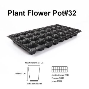 MonQiQi 10/20 PCS Pot Bibit /  Seedling Pot / Pot Tray Semai Bibit Benih 21/32/50/72/105/128/200 Holes