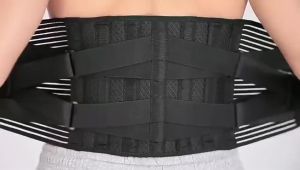 Double Pull Back Lumbar Support Belt Waist Orthopedic Corset Men Women Spine Decompression Waist Tra【Spot】
