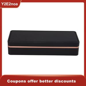 【Y2E2noa】 Multicolor Tinplate Rectangular Storage Box Container with Lid Small Tin Boxes Empty Containers Storage Box Case Organizer