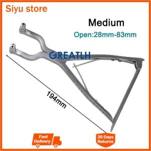 GREATLH Orthopedic Kirschner Forceps Distractor Ankle Knee Joint Retractor Opener Autoclavable Veterinary Tool Stainless Steel