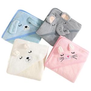 new Cartoon Animal Baby Bath Towels Soft Newborn Hooded Towel Blanket Toddler Bathrobe Warm Sleeping Swaddle Wrap for Boys Girls high-quality