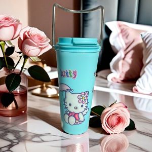 KINGENDSHOP - Tumbler Termos Vacuum Cup Coffee Sanrio 450ml Stainless Steel - 2358